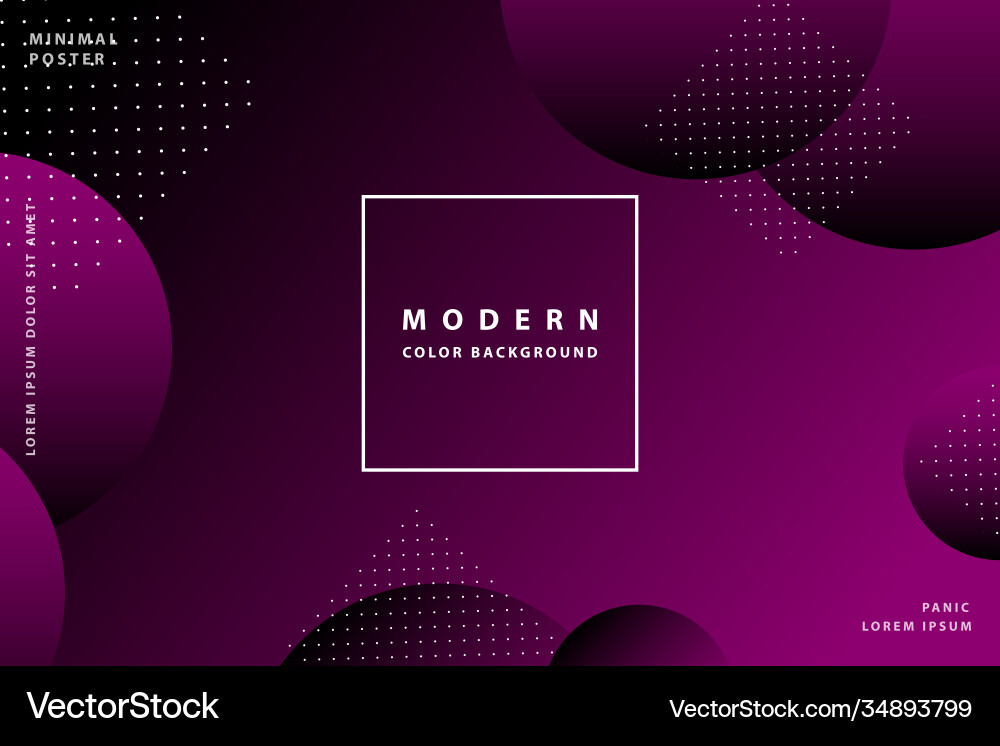 Gradient background modern with colorful style Vector Image