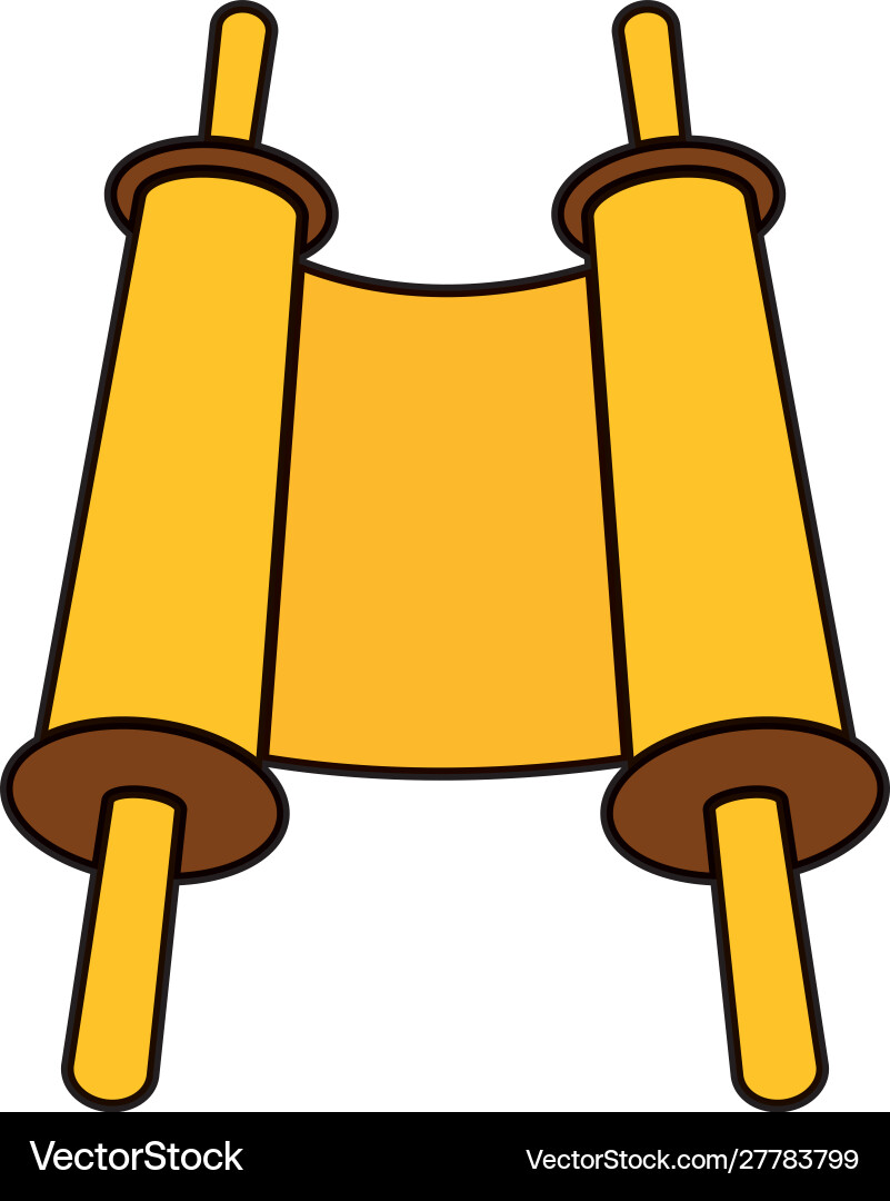Patchment paper document isolated icon vector image