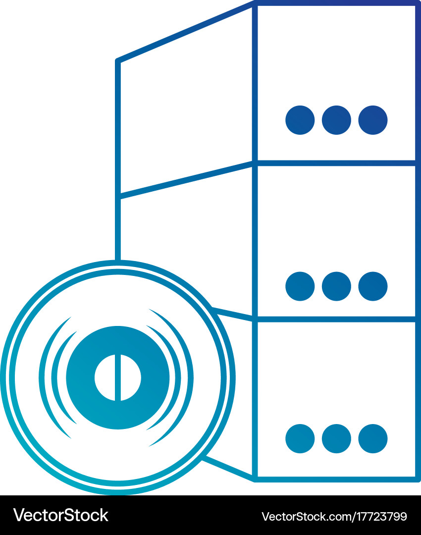 Software installation disk and box Vector Image