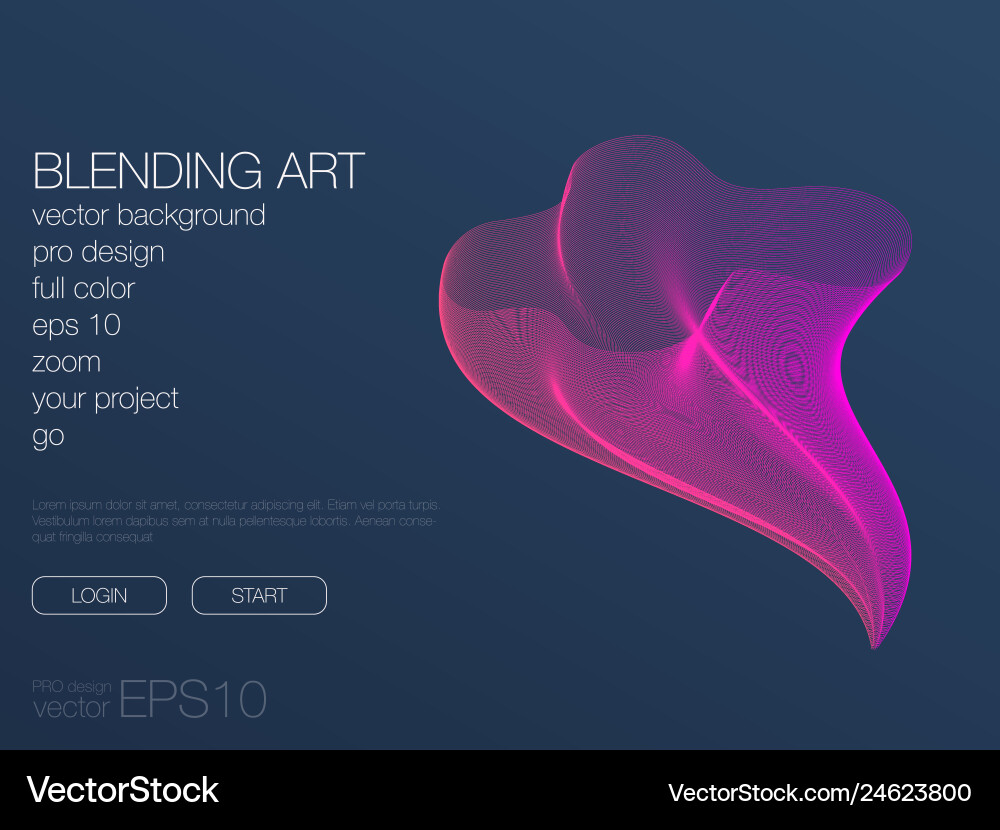Abstract blend background template for web site Abstract blend background template for web site vector image