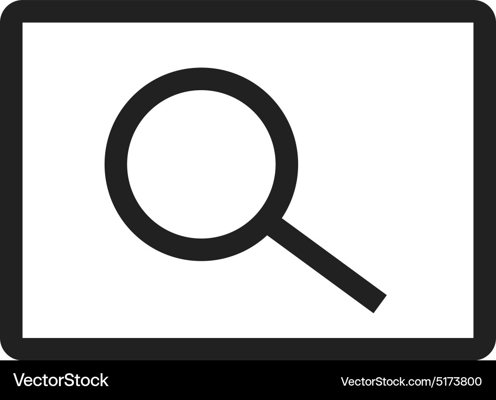 Browser vector image