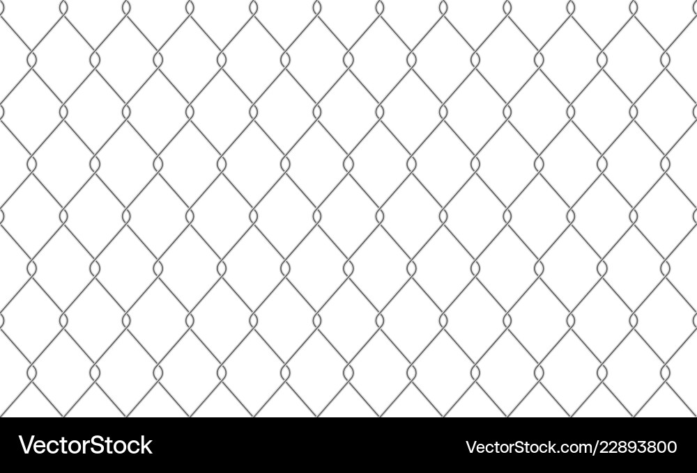 Chain Link Fence Pattern vector image