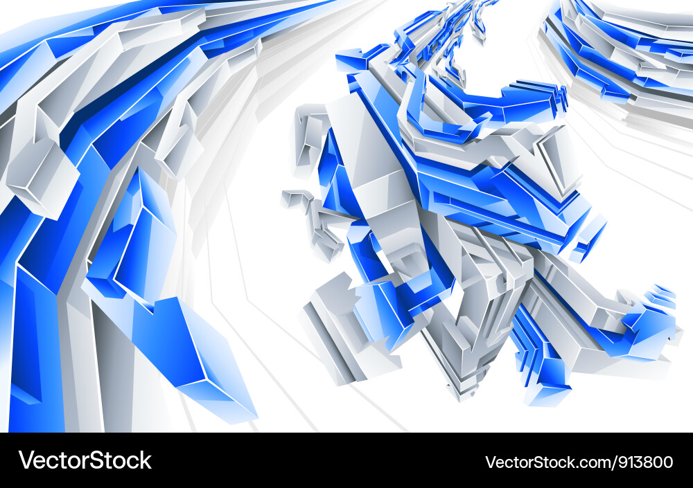 Dynamic Geometric Background vector image