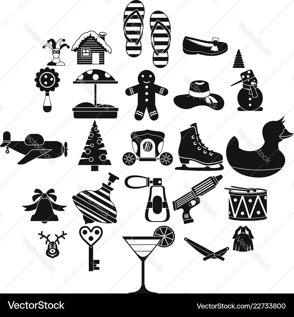 Guys Icons setzen einfachen Stil Guys Icons setzen einfachen Stil vektorbild