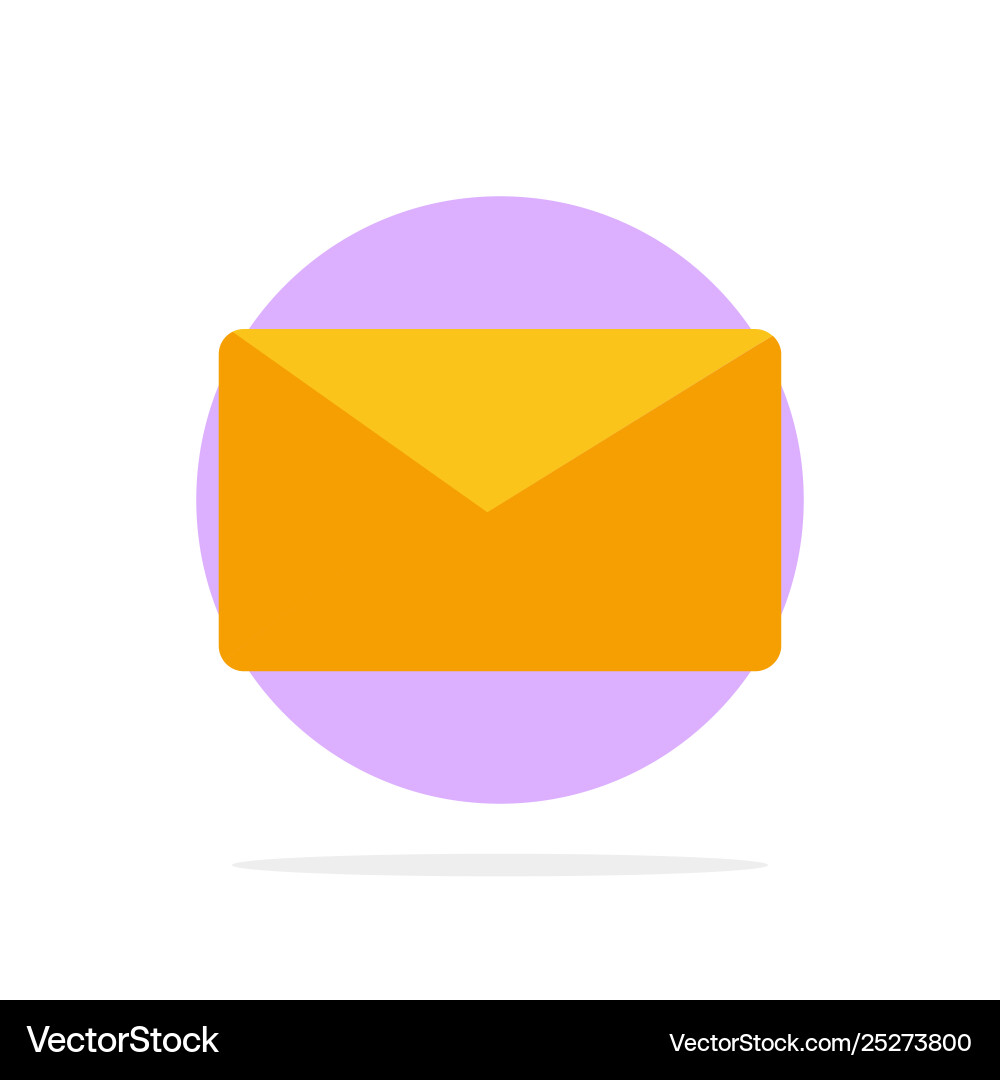 Mail email user interface abstract circle Mail email user interface abstract circle vector image