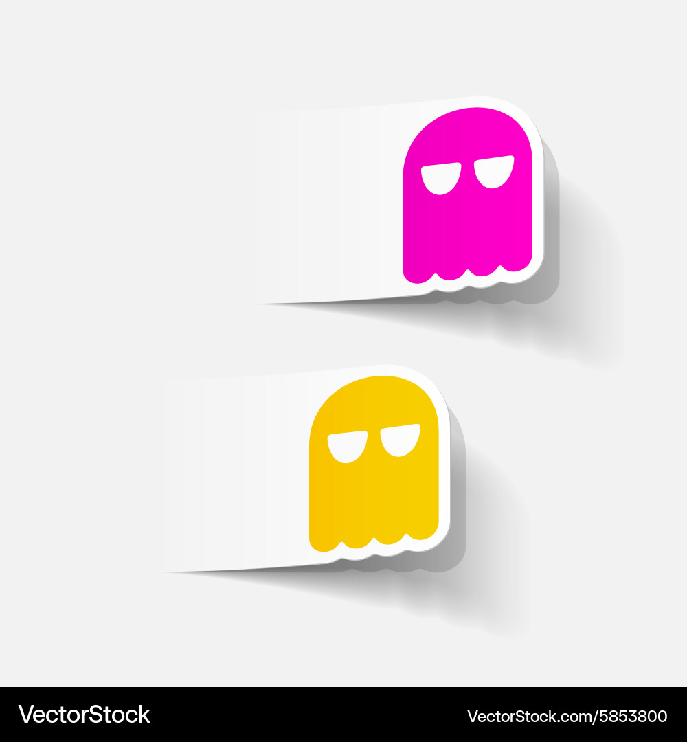 Realistic design element ghost Vector Image