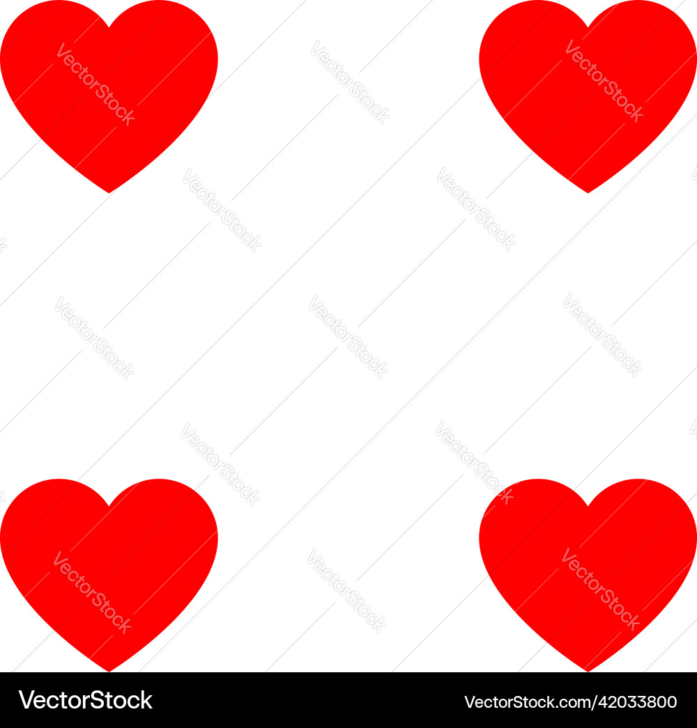 Seamless repeatable heart shape icon pattern Seamless repeatable heart shape icon pattern Vector Image