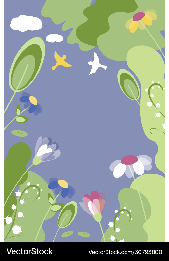 Spring backgrounds with copy space for text Spring backgrounds with copy space for text Vector Image
