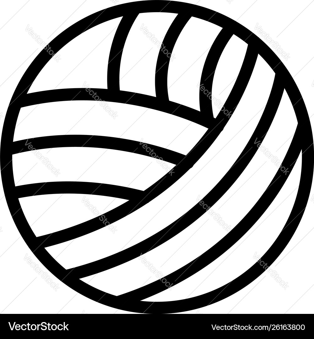 Thread sewing ball icon outline style Thread sewing ball icon outline style vector image