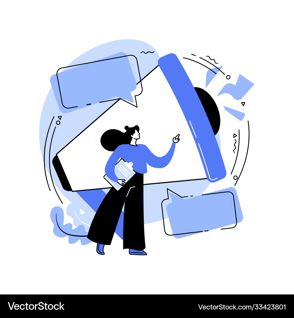 Abstract Communication Concepts Vector Image