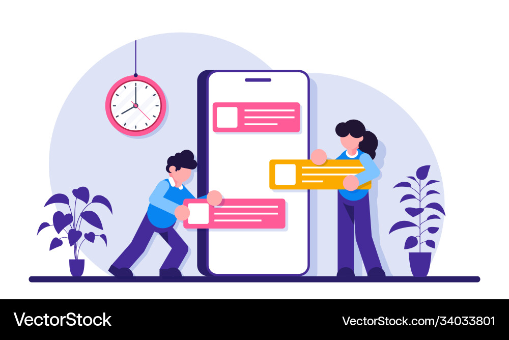 App development for website and mobile App development for website and mobile vector image