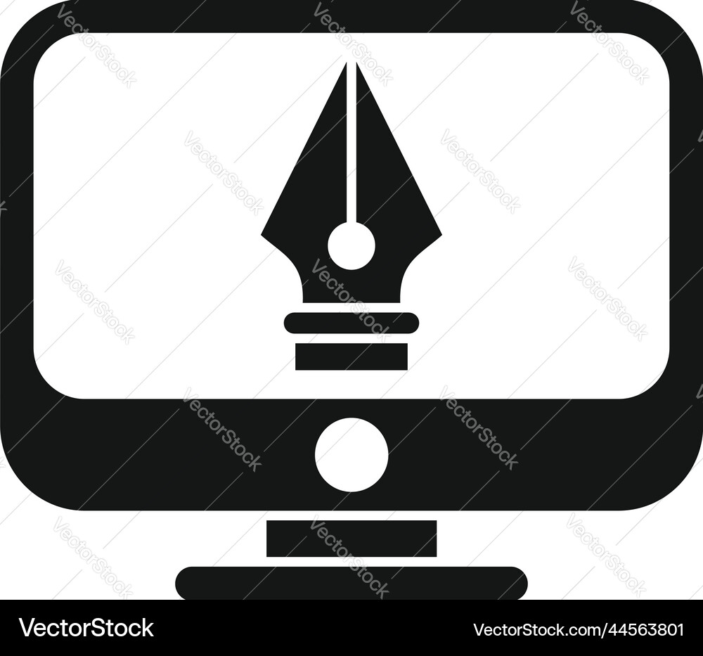 Draw redesign icon simple web ui Draw redesign icon simple web ui vector image