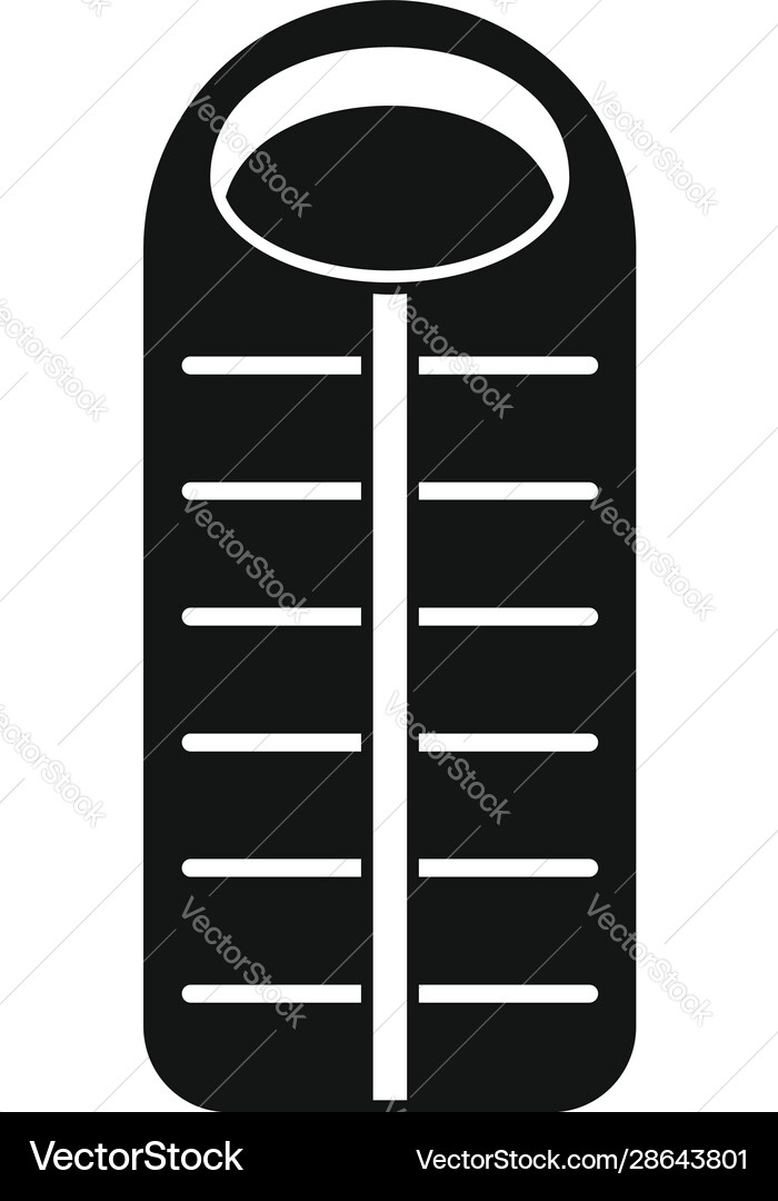 Schlafsack-Symbol im Freien einfach Stil Schlafsack-Symbol im Freien einfach Stil vektorbild