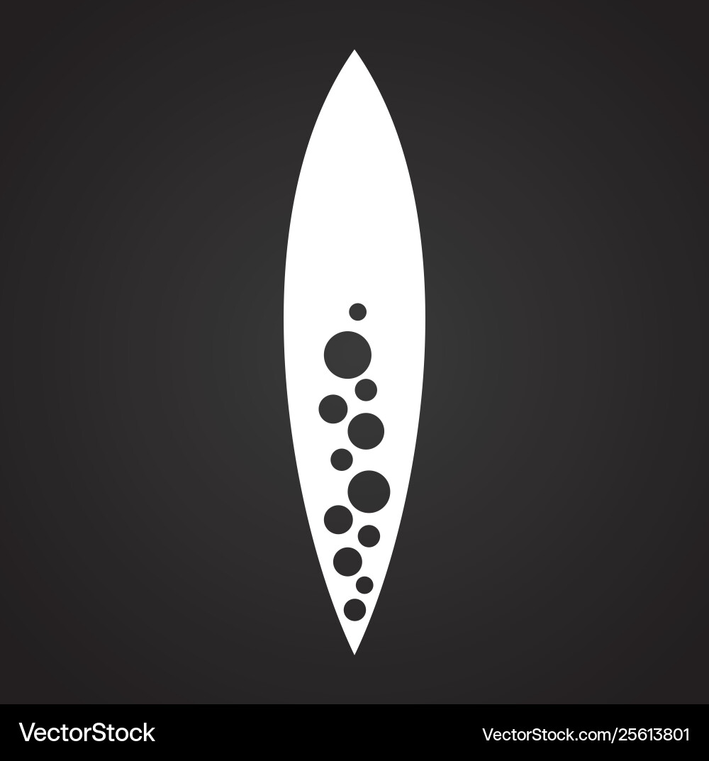 Surfboard icons on background for graphic and web Surfboard icons on background for graphic and web vector image