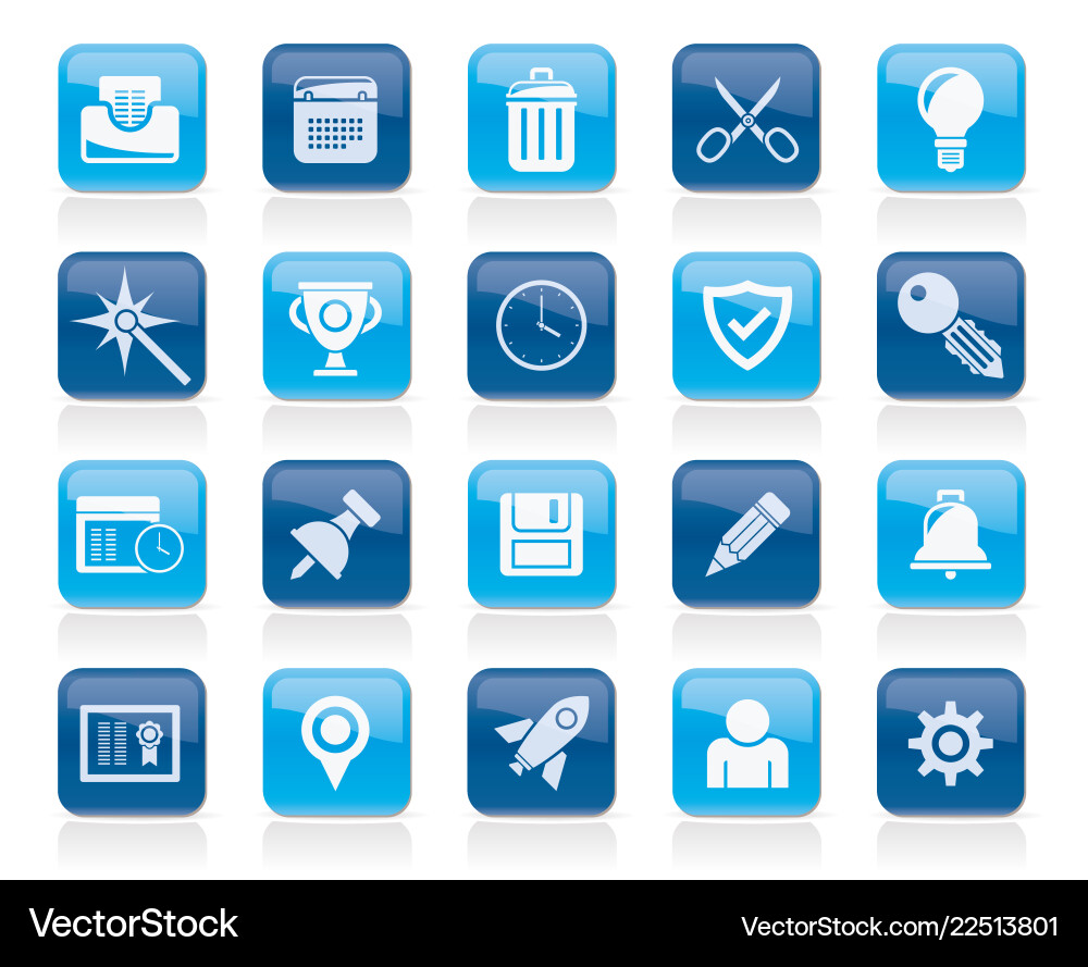 Web site and internet interface icons Web site and internet interface icons Vector Image