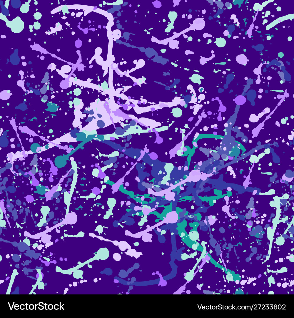 Abstract colorful splatter seamless pattern Abstract colorful splatter seamless pattern vector image