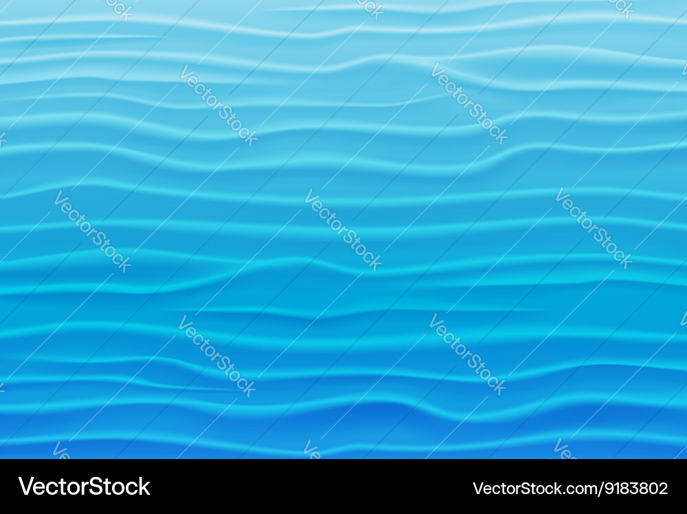 Abstract design background of blue waves Vector Image