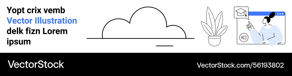 Cloud storage concept with user receiving email Cloud storage concept with user receiving email vector image