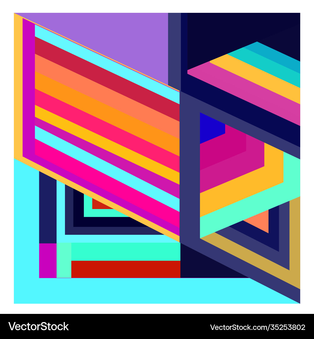 Colorful geometric and curve background pattern Colorful geometric and curve background pattern Vector Image