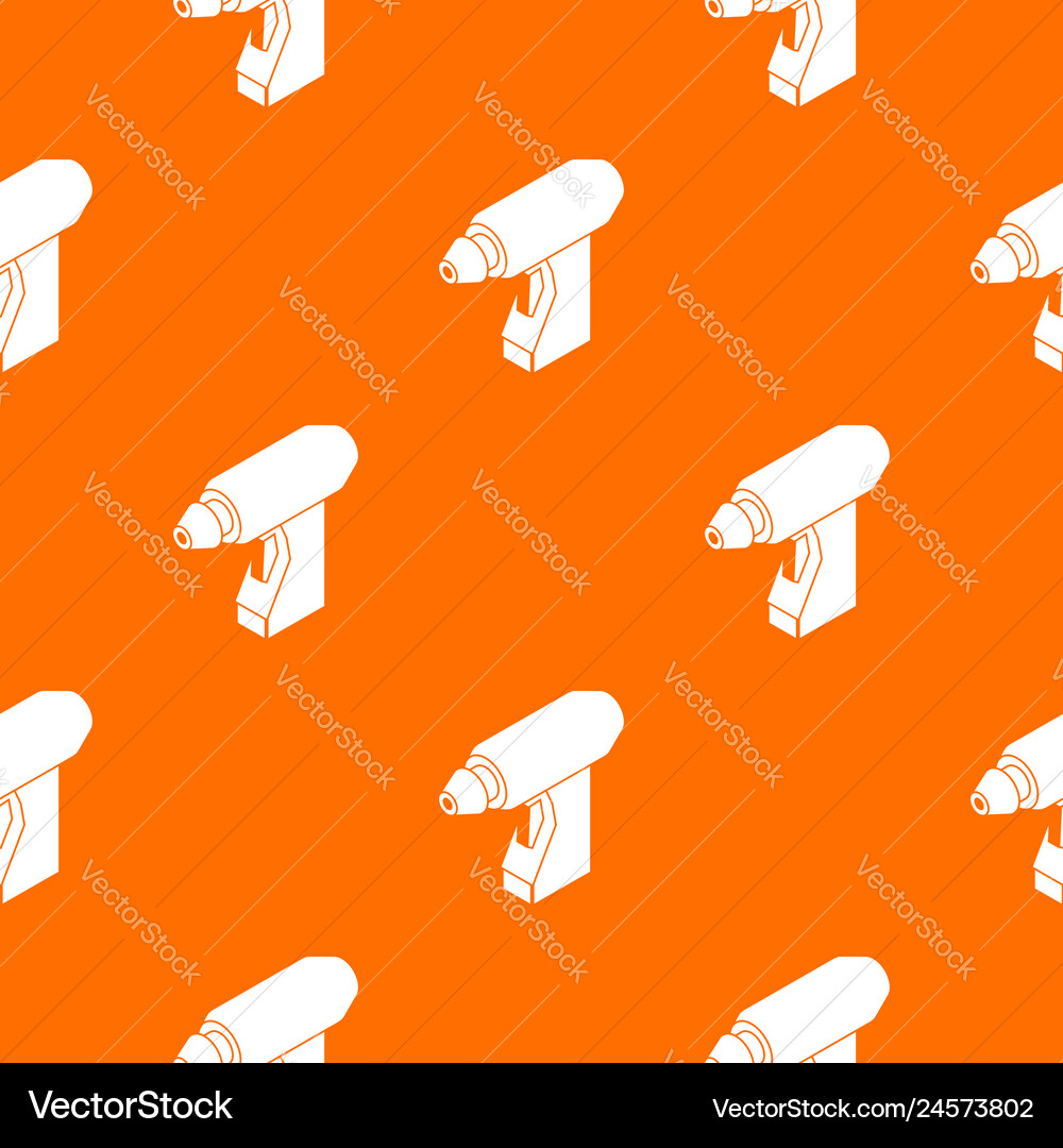 Manual welding torch pattern orange Manual welding torch pattern orange vector image