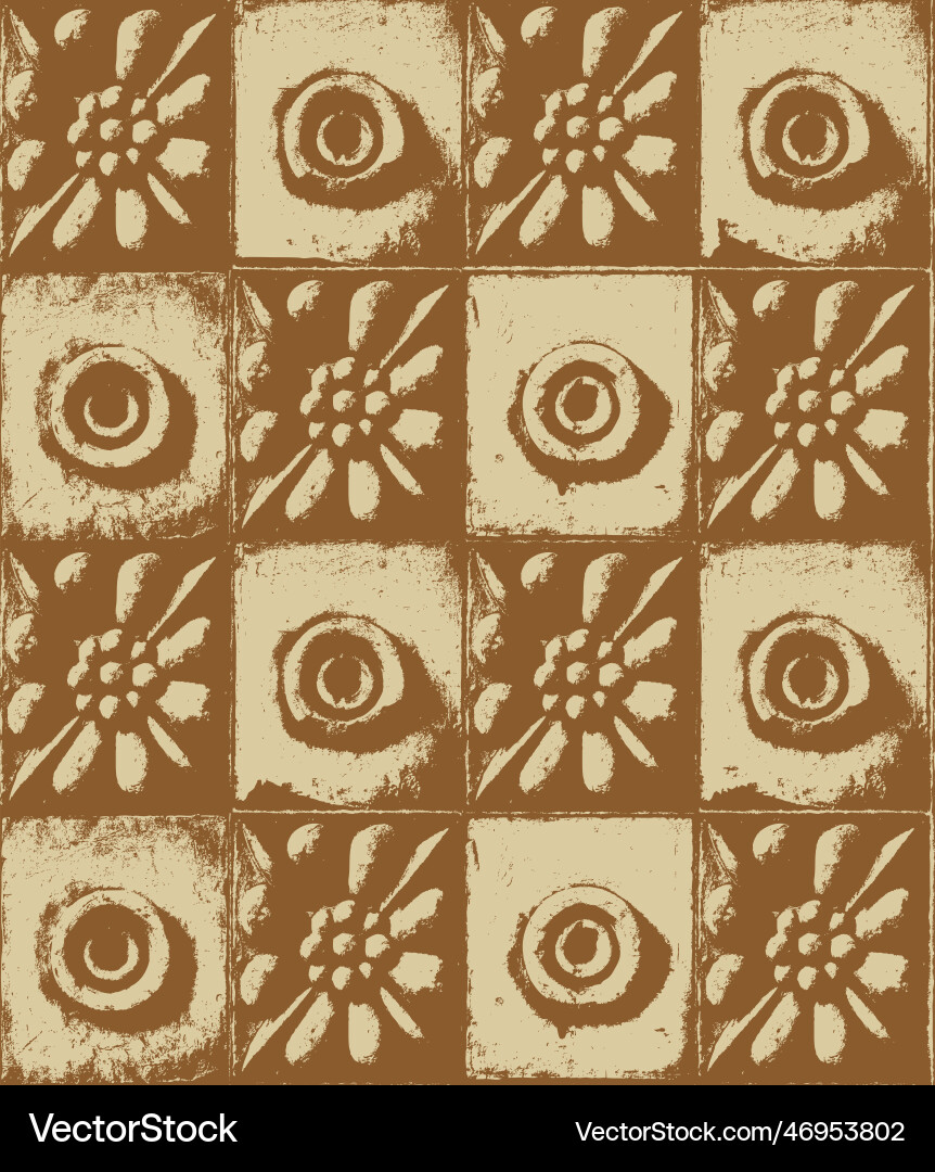 Seamless pattern with elements of old Seamless pattern with elements of old vector image