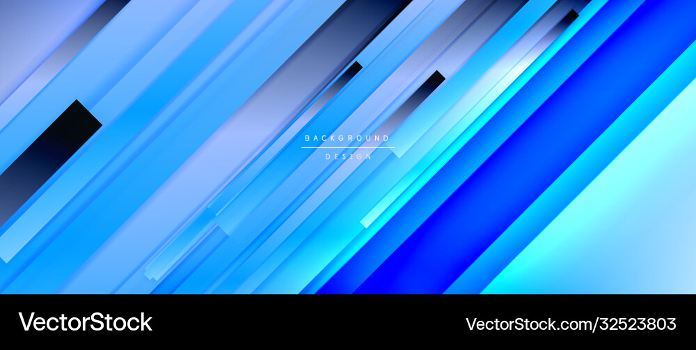 Dynamic lines on fluid color gradient trendy Vector Image