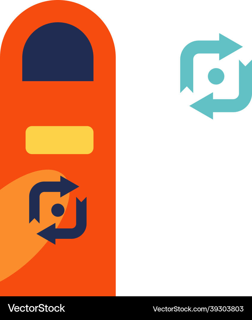 Garbage container icon Vector Image