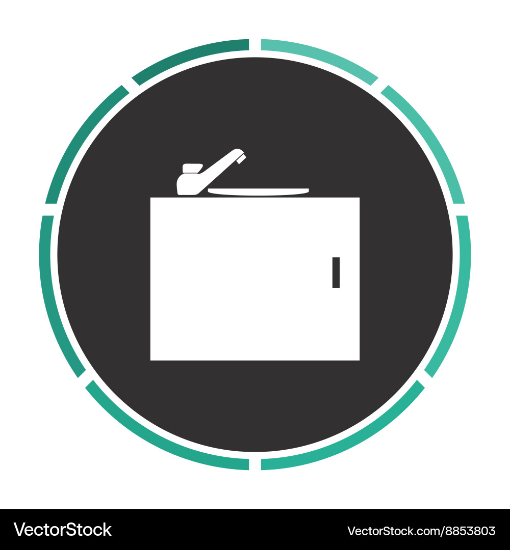 Sink computer symbol Vector Image