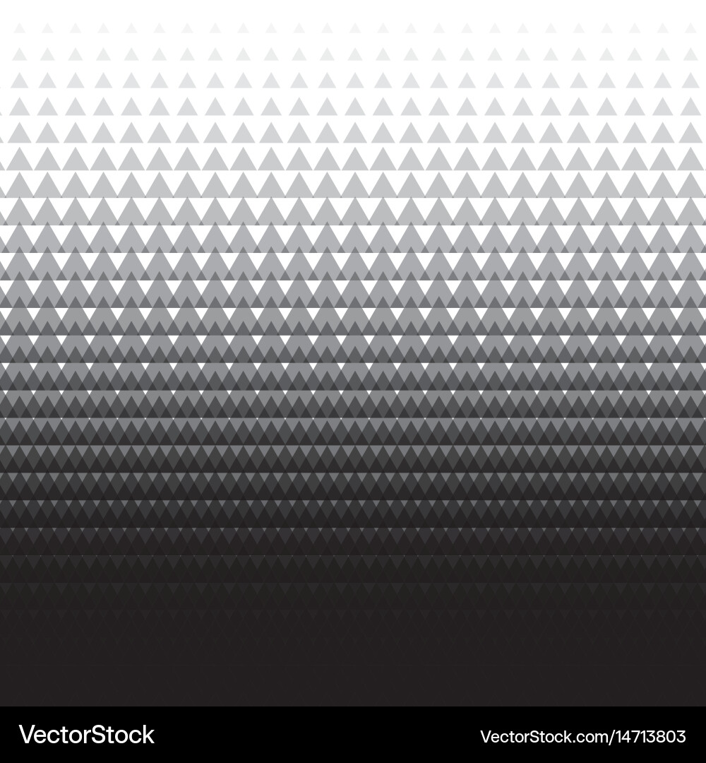 Triangular Halftone Background vector image