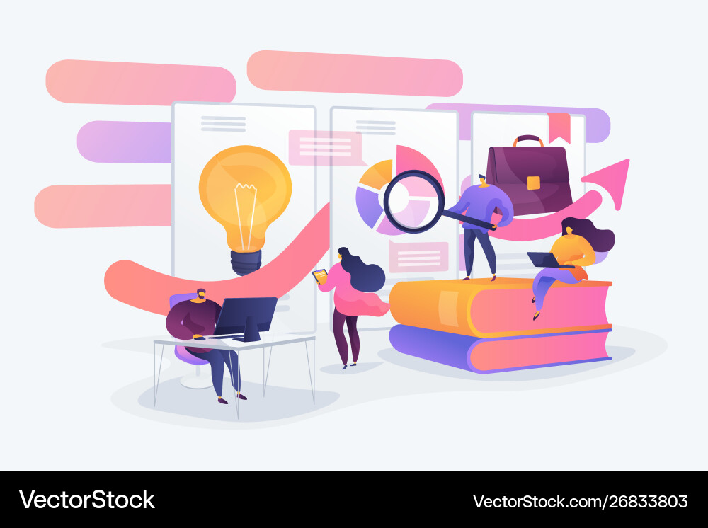 Workflow concept Workflow concept Vector Image