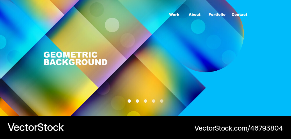 Abstract background - squares and lines Vector Image