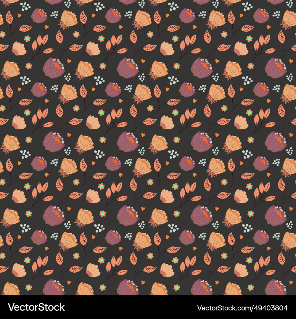 Abstract flower pattern background Vector Image
