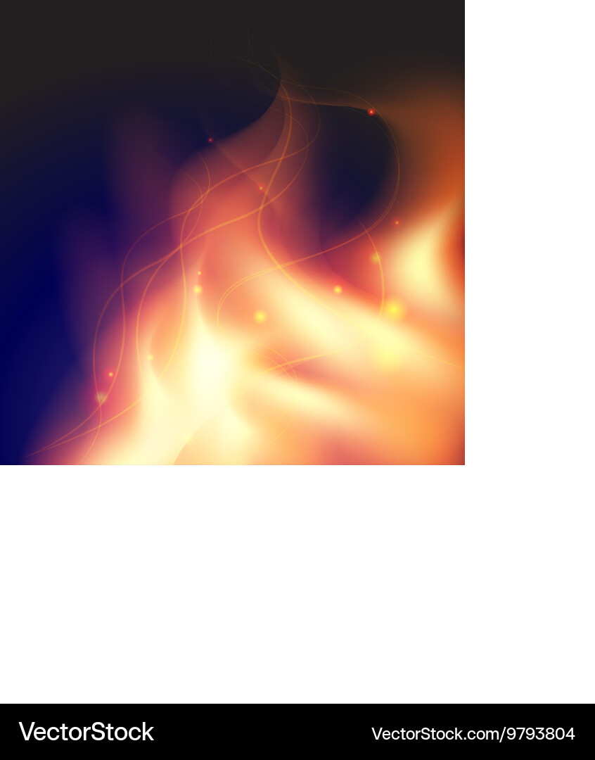 Dynamic Fire Background vector image