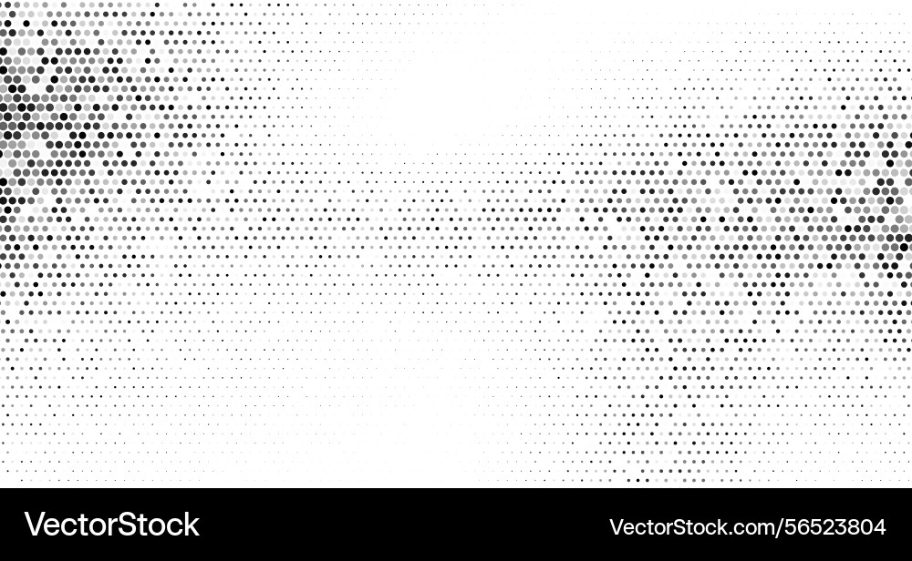 Halftone dot pattern gradient grayscale background Halftone dot pattern gradient grayscale background vector image