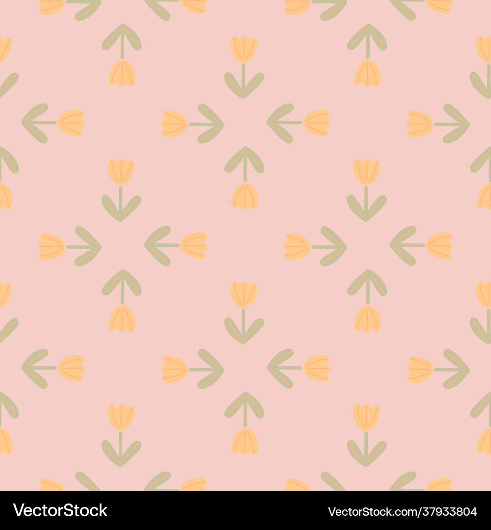 Seamless pattern in geometric style with yellow Seamless pattern in geometric style with yellow vector image