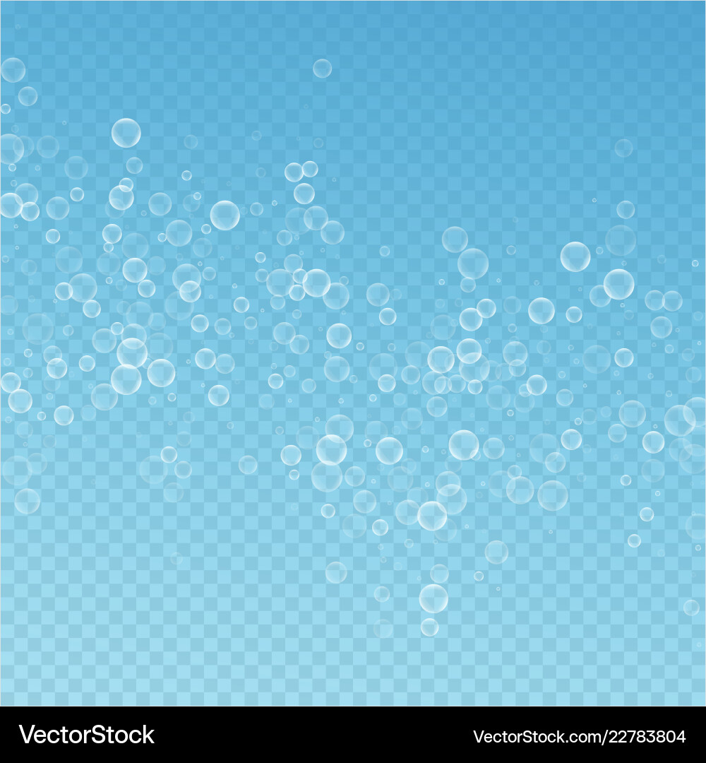 Soap bubbles abstract background blowing Soap bubbles abstract background blowing vector image
