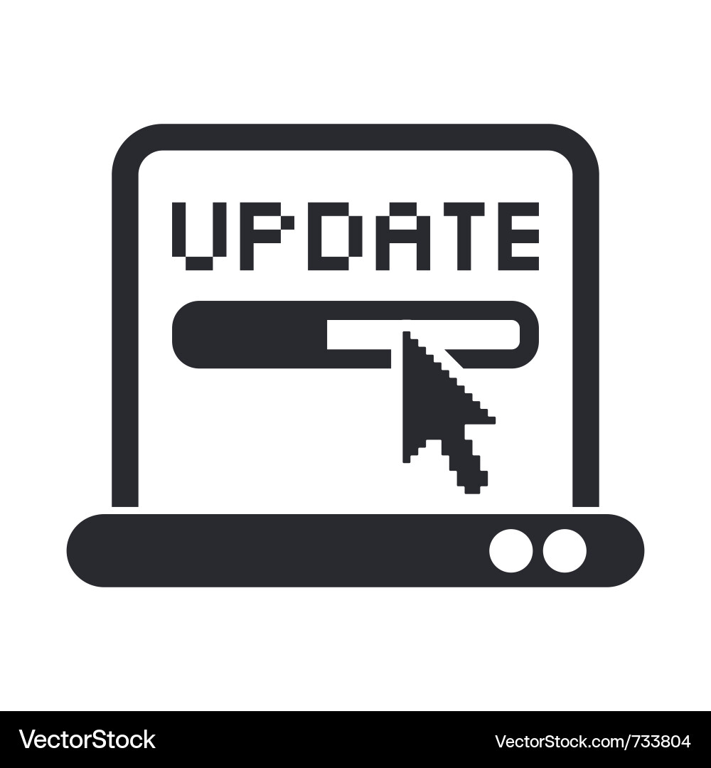 Update Progress Icon Vector Image