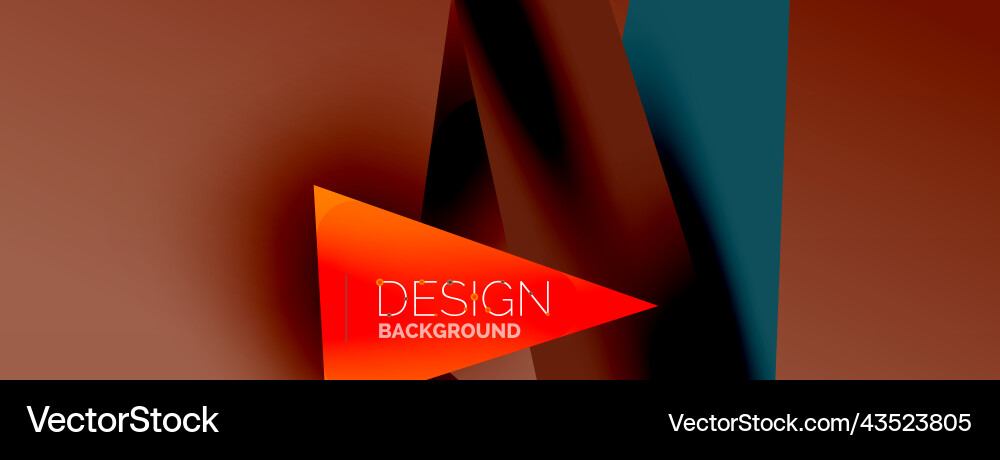 Abstract Overlapping Shapes Background vector image