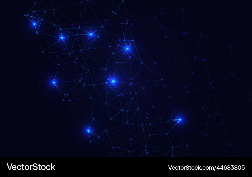 Blue technology background creative lighting Blue technology background creative lighting vector image