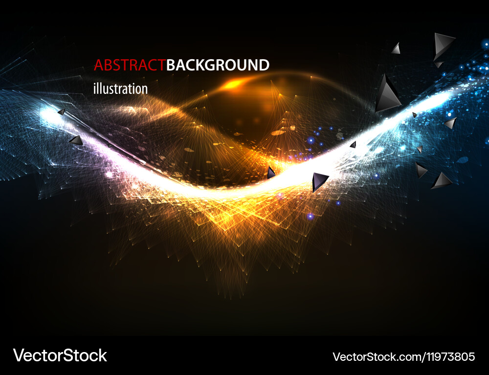 Dynamic Abstract Flow vector image