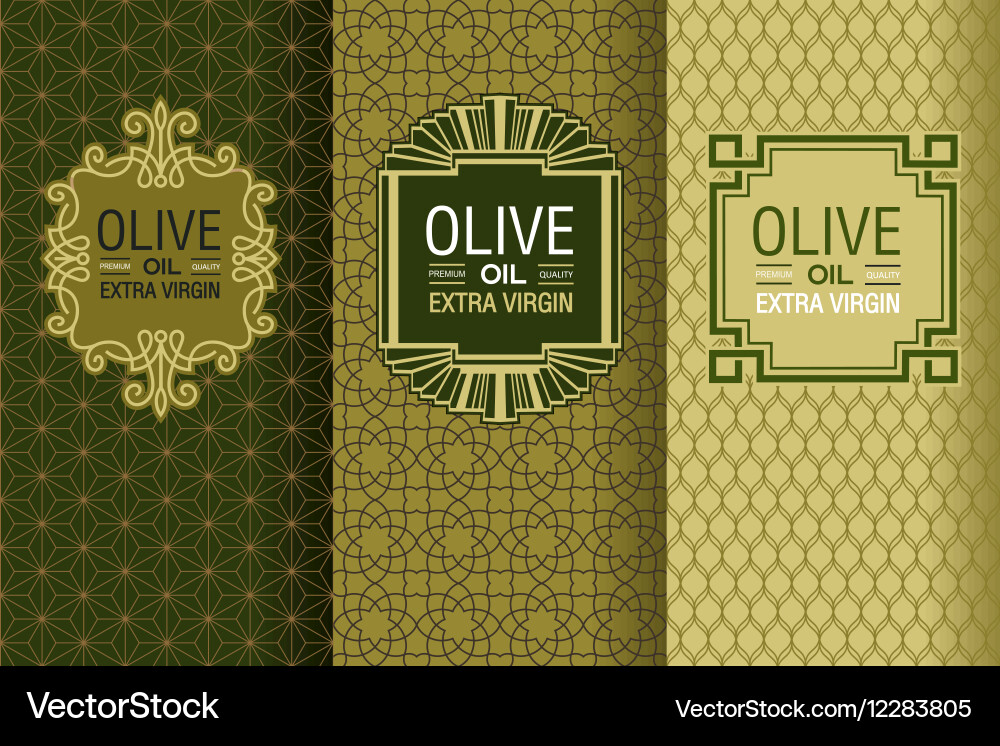 Elegant set of design elements labels icon vector image