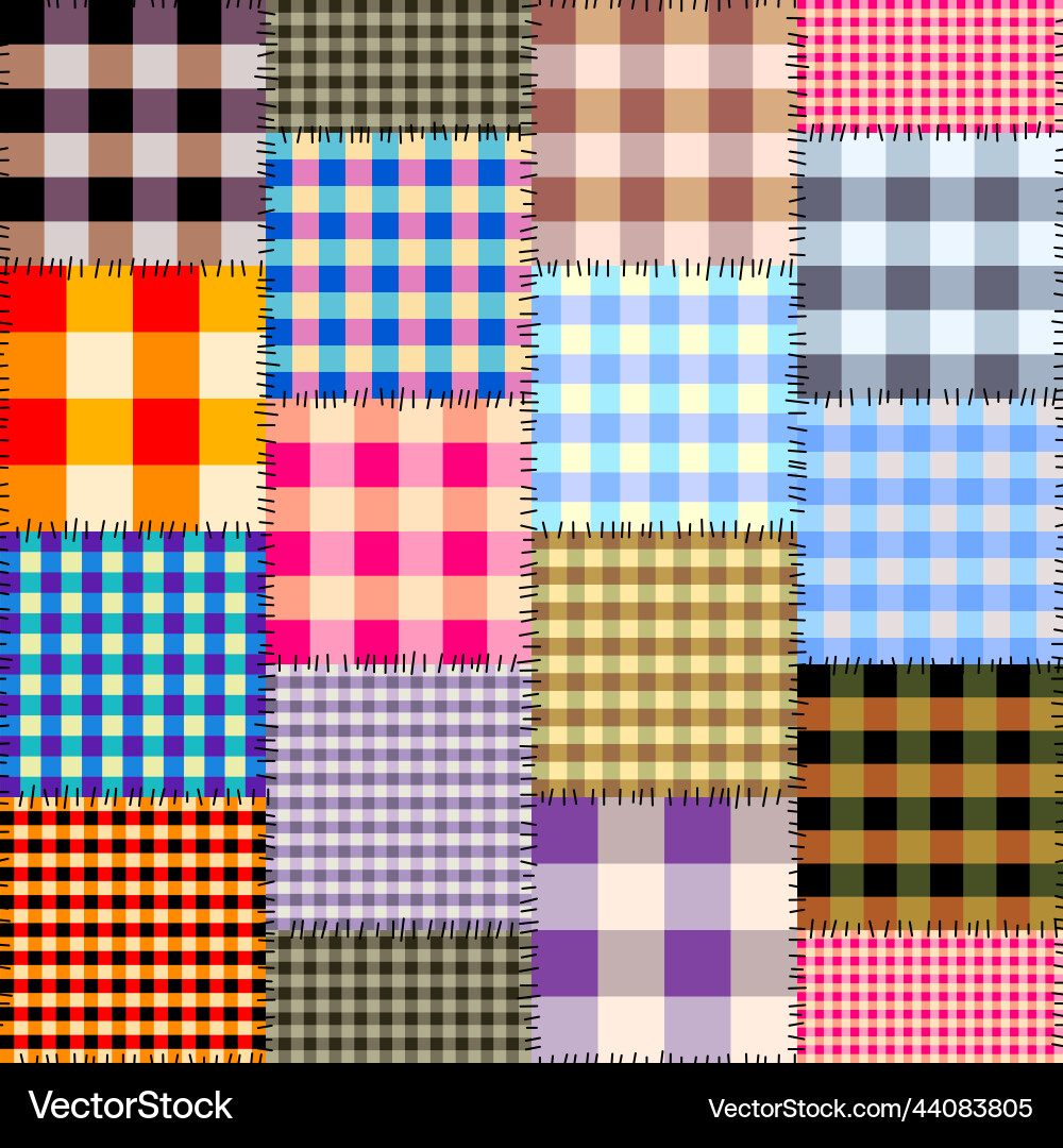 Geometric abstract pattern intersection patchwork Geometric abstract pattern intersection patchwork vector image