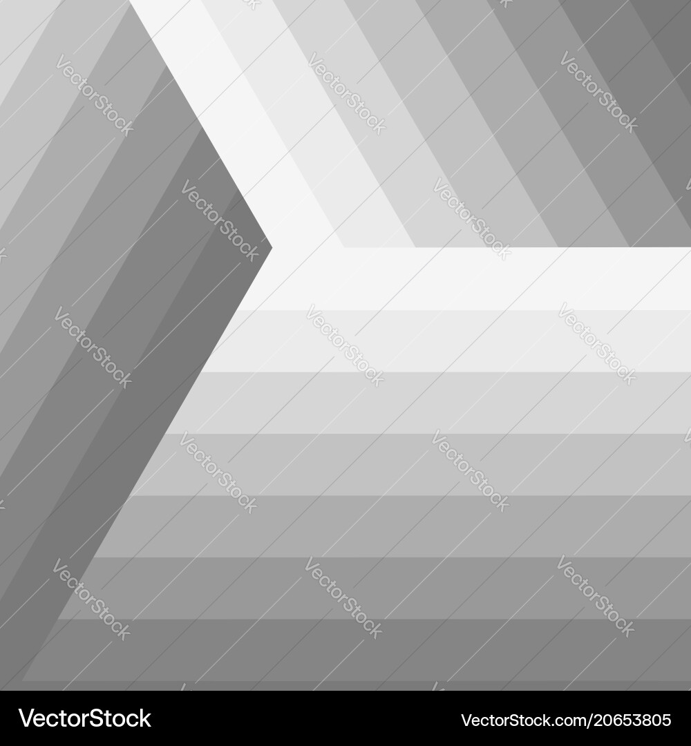 Gray Gradient Hexagon Pattern vector image