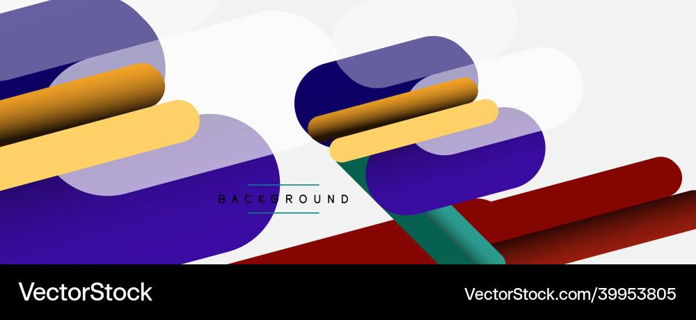Overlapping round shapes and lines background Overlapping round shapes and lines background vector image
