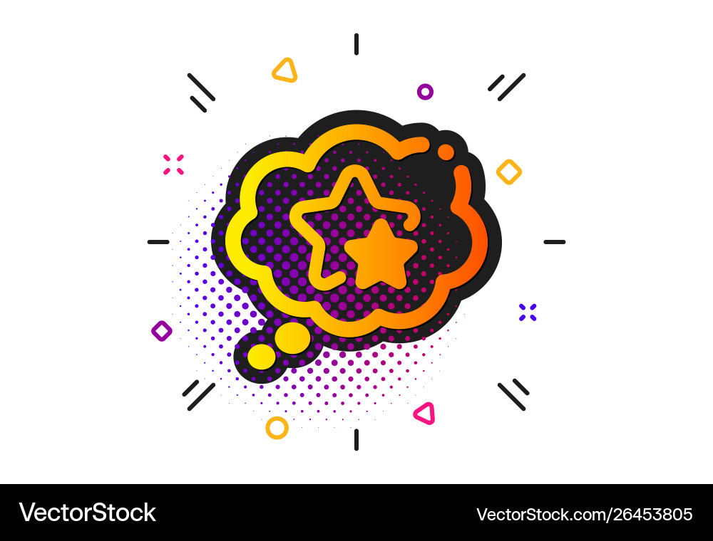 Ranking stars speech bubble icon star rating sign Ranking stars speech bubble icon star rating sign vector image