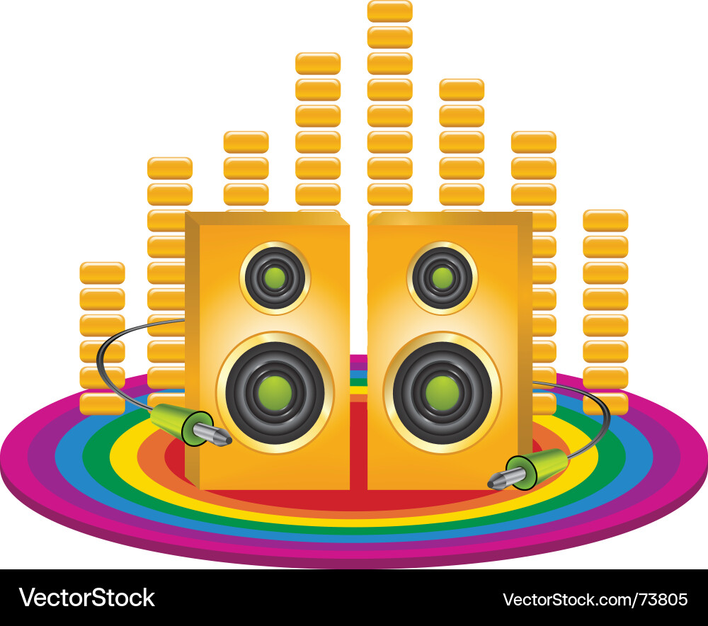 Speaker background Vector Image