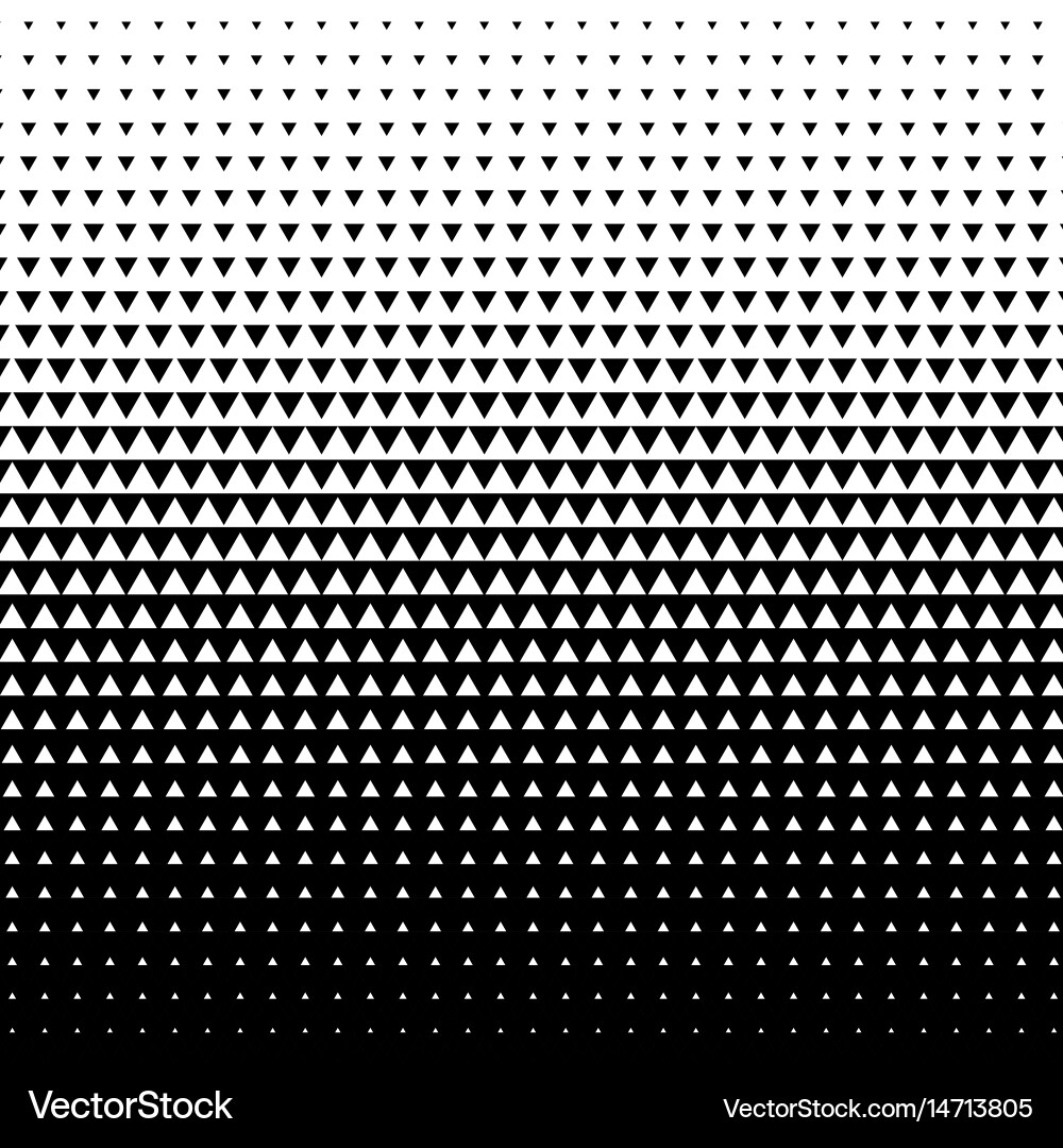 Triangular Halftone Pattern vector image