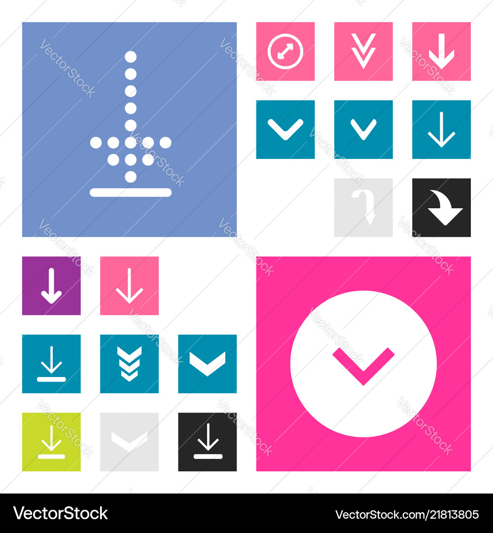 User interface buttons design set vector image