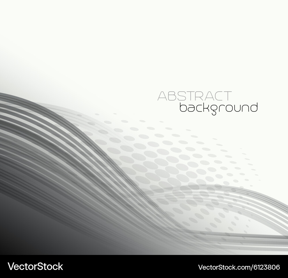 Abstract template background with curved wave vector image