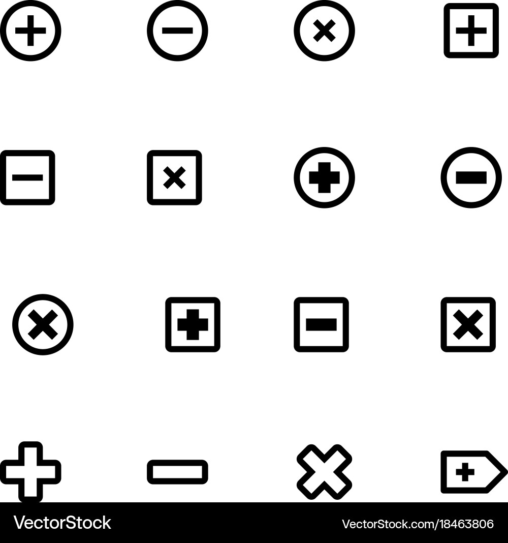 Delete App Icons vector image